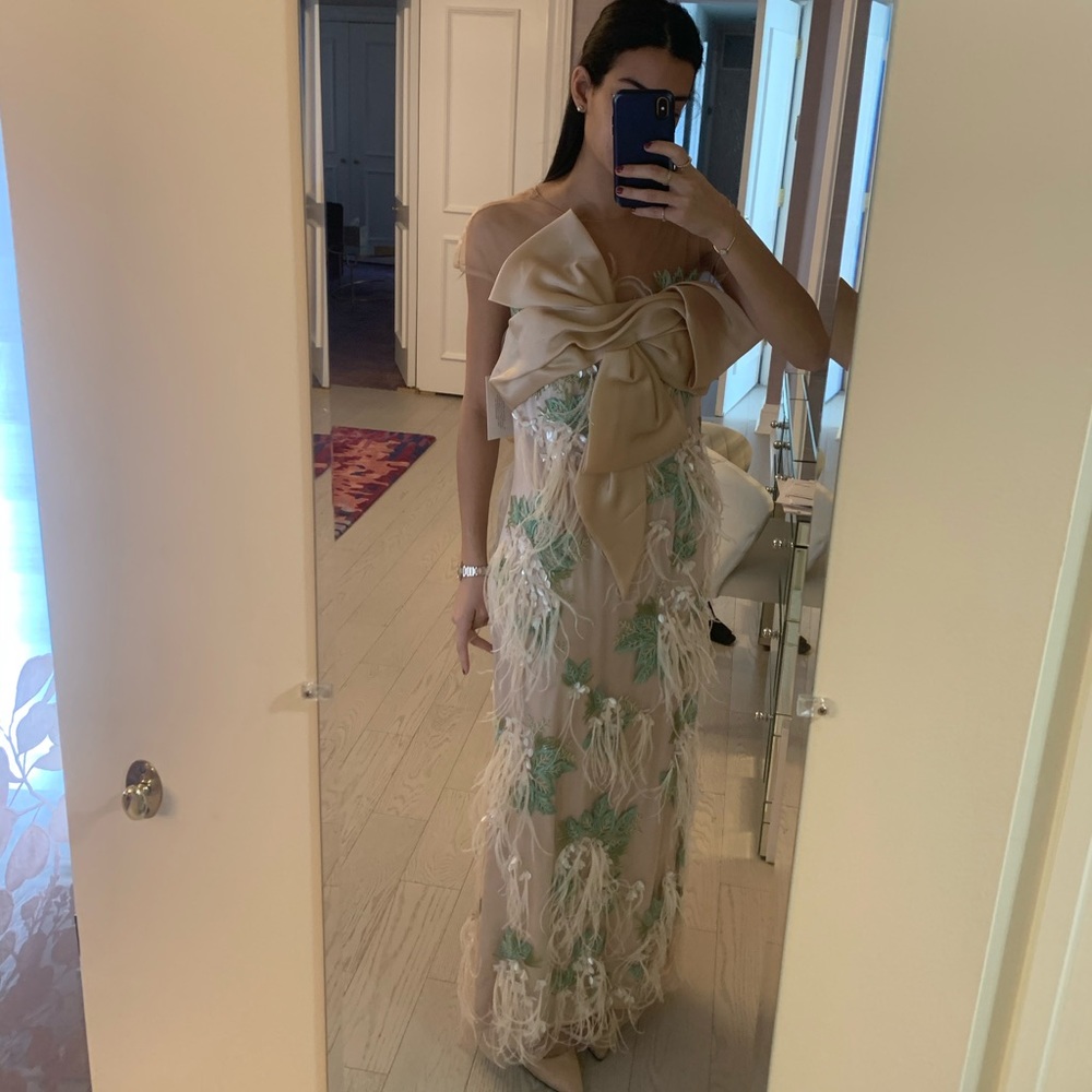 MARCHESA NEW Blush Gown